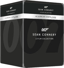 Load image into Gallery viewer, Sean Connery 007 James Bond Collection 4K Steelbook (6 films STFR) - front cover