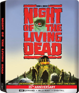 Night of the Living Dead 4K Steelbook (STFR) - front cover