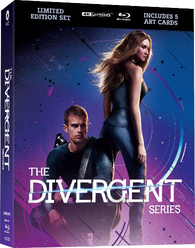 The Divergent Series 4K (3 films) - front cover