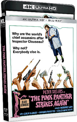 The Pink Panther Strikes Again 4K - front cover