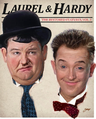 Laurel and Hardy: The Restored Features Vol. 1 - front cover