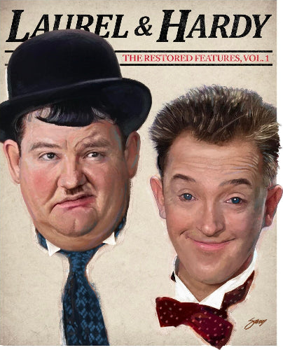 Laurel and Hardy: The Restored Features Vol. 1 - front cover