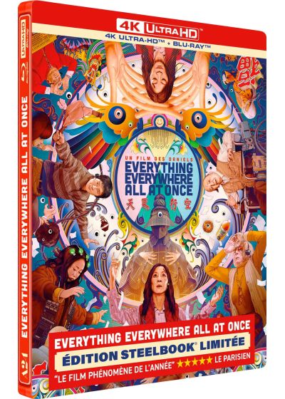 Everything Everywhere All at Once 4K Steelbook (2022) de Daniels, Daniel Kwan, Daniel Scheinert - front cover