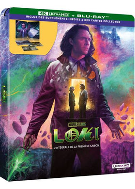 Loki: The Complete First Season 4K Steelbook (2021) - front cover