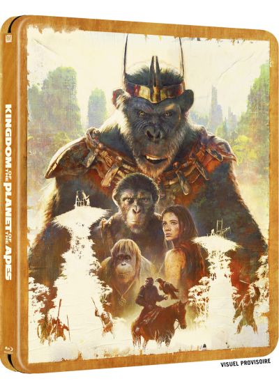 La Planète des Singes : Le Nouveau Royaume 4K Steelbook  - front cover