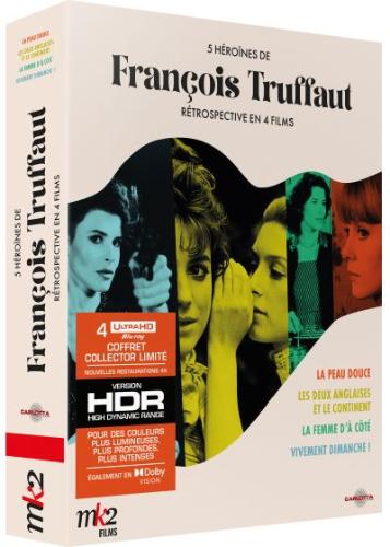 Coffret 5 héroïnes de François Truffaut 4K - front cover