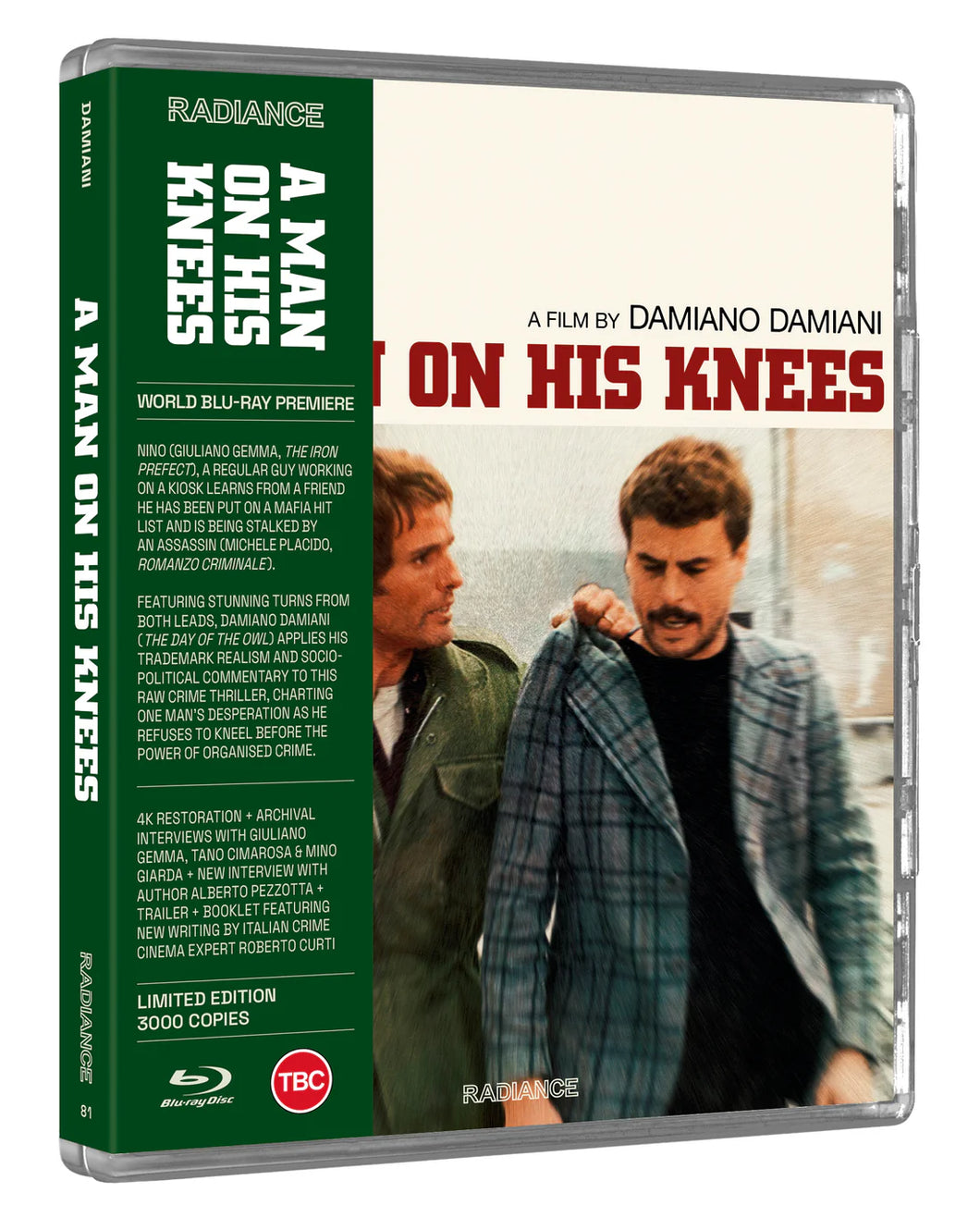 A Man on His Knees - front cover