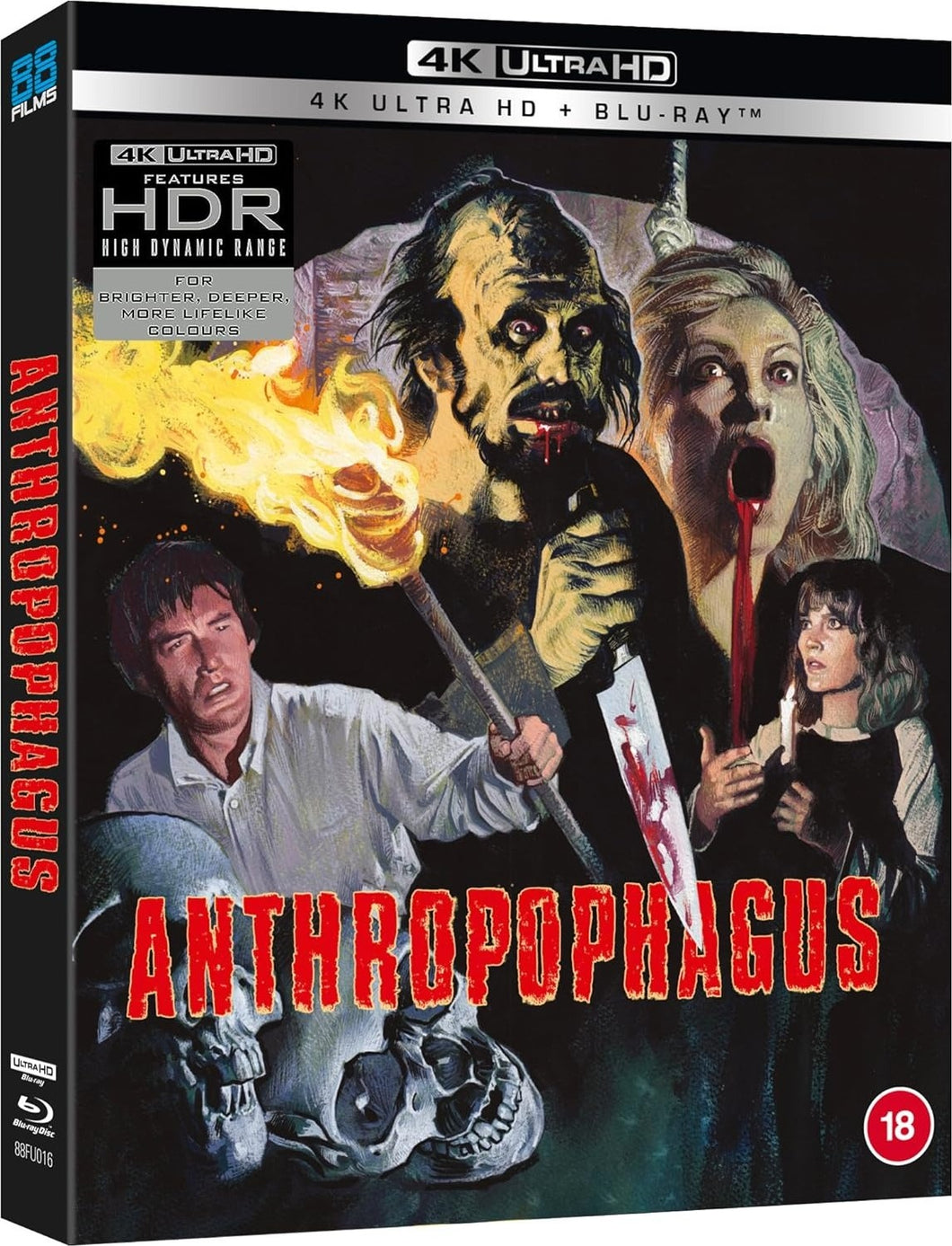 Anthropophagous 4K - front cover