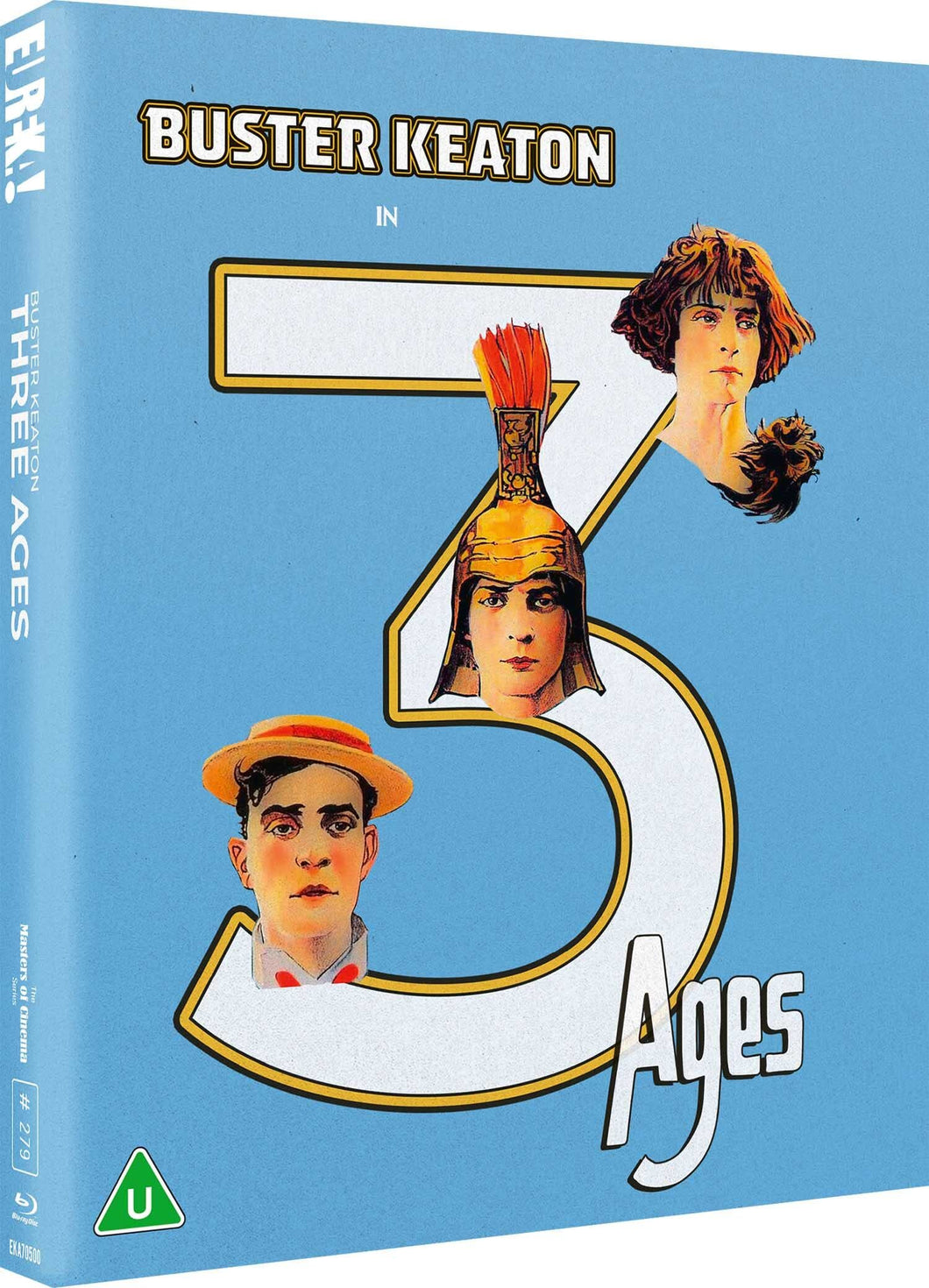 Buster Keaton: Three Ages (1923) - front cover