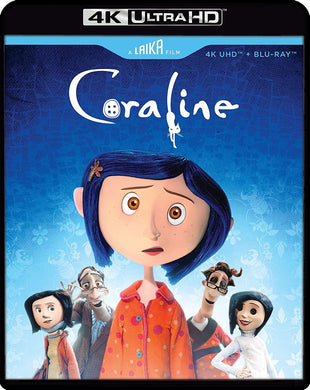 Coraline 4K (2009) de Henry Selick - front cover