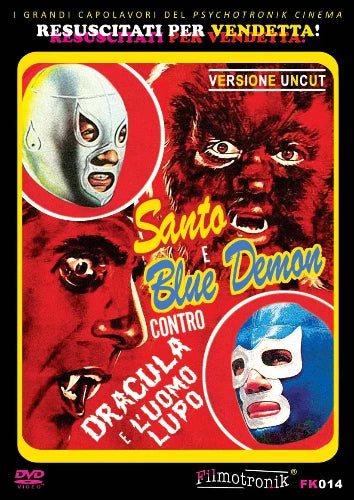 Santo E Blue Demon Contra Dracula E L'Uomo Lupo (DVD) - fornt cover