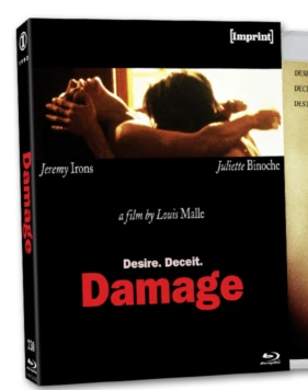 Damage (1992) de Louis Malle - front cover