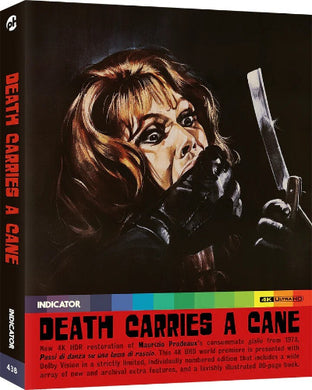 Death Carries a Cane 4K Limited Edition - front cover