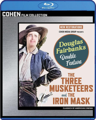 Douglas Fairbanks Double Feature: The Three Musketeers / The Iron Mask (1921-1929) - front cover