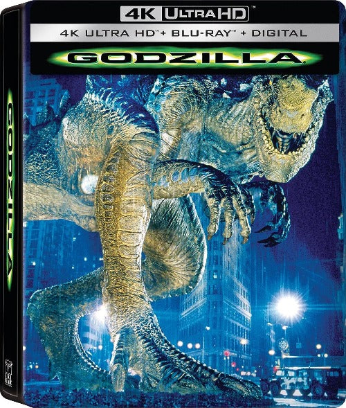 Godzilla 4K Steelbook (STFR) (1998) - front cover