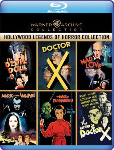 Hollywood Legends of Horror Collection (6 films) - front cover