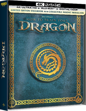 How to Train Your Dragon 4K Steelbook (VF + STFR) - front cover