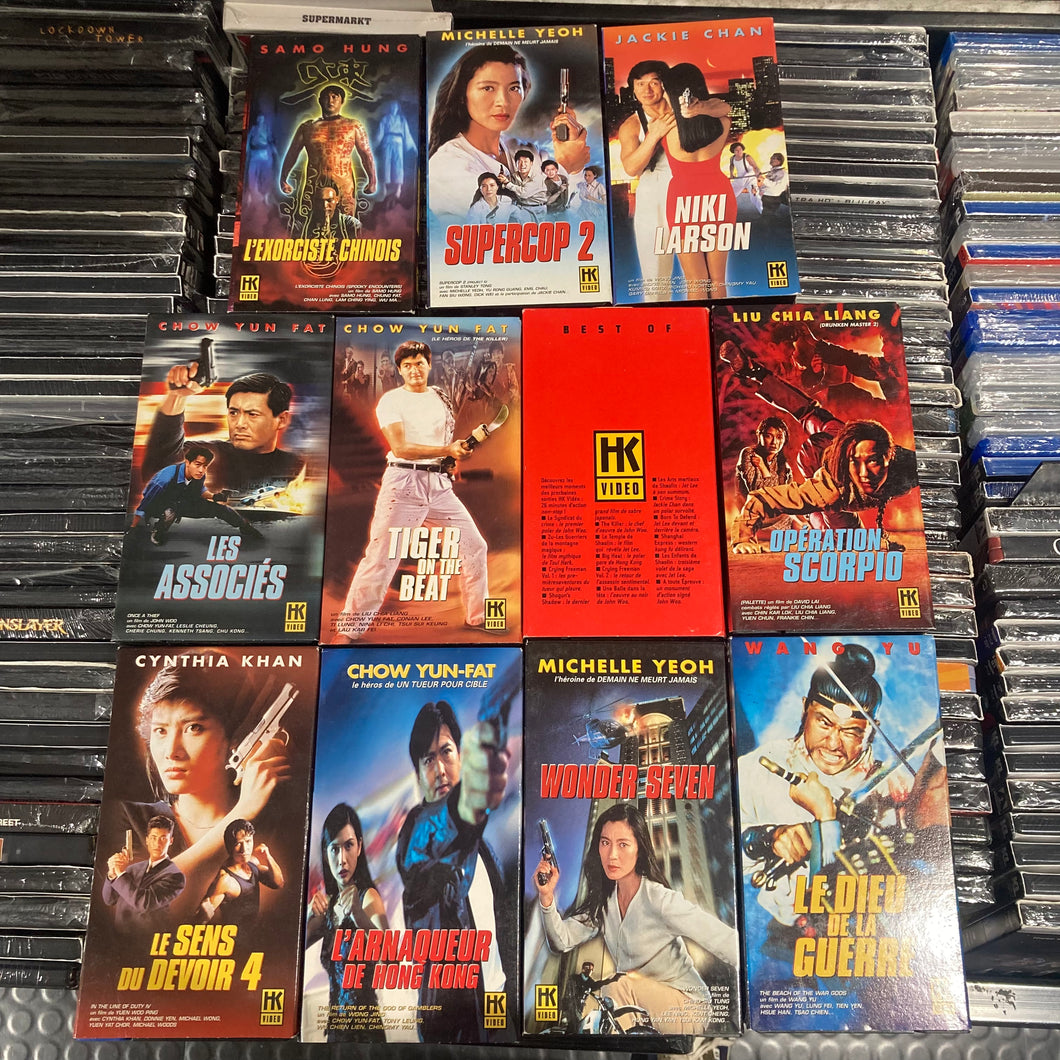 Bundle VHS HK Rares (11 films) Occaz