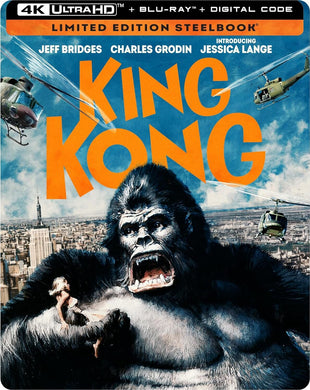<strong>King Kong 4K Steelbook</strong> (1976) front cover