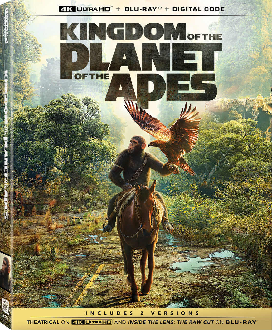 Kingdom of the Planet of the Apes 4K - front cover