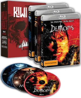 Kiwi Kult: Volume One (3 films) - front cover