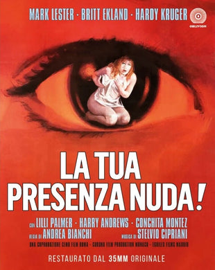 La Tua Presenza Nuda (blu-ray) (1972) - front cover