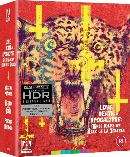 Love, Death & Apocalypse: Three Films by Álex de la Iglesia 4K - front cover