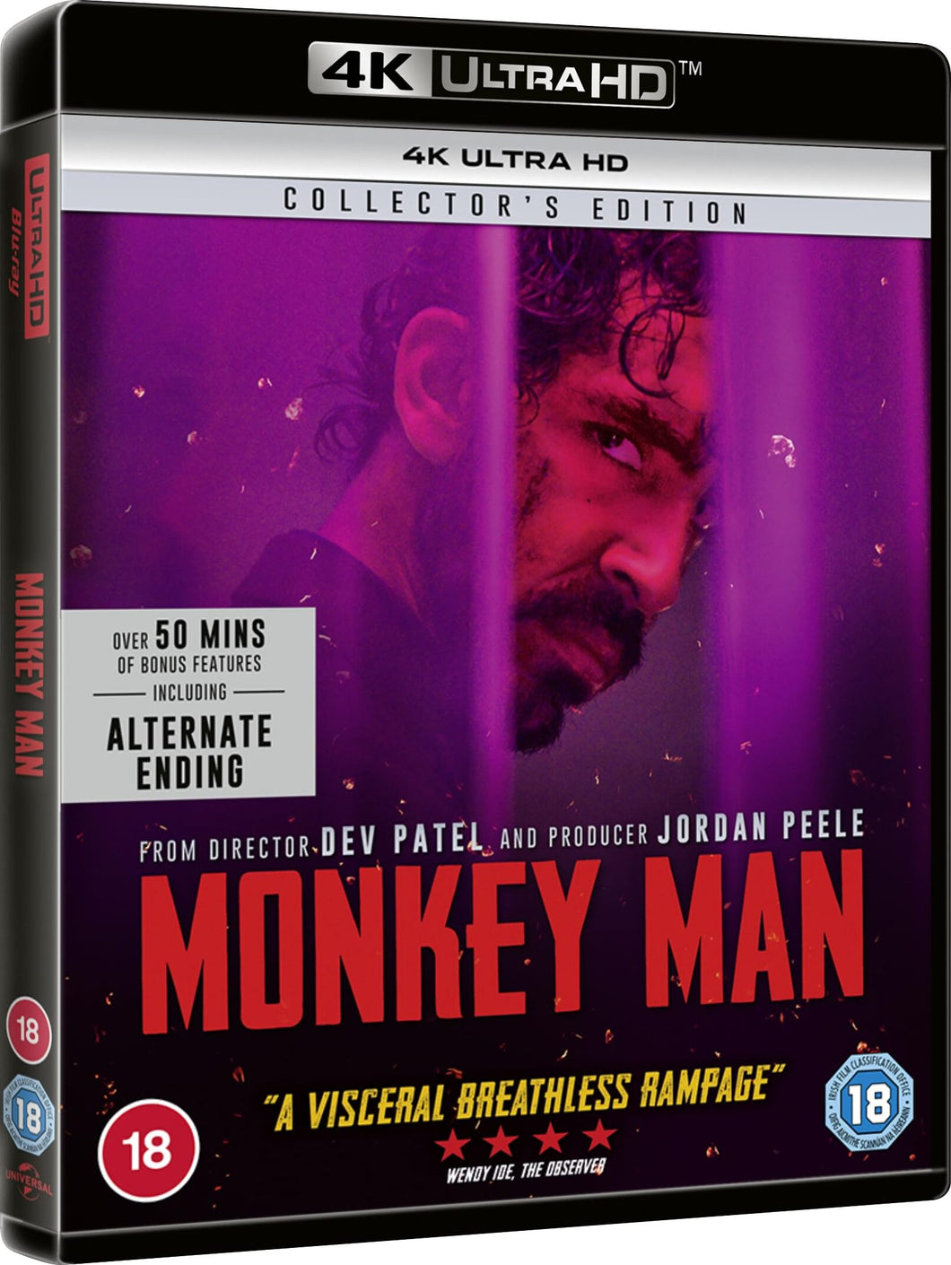 Monkey Man 4K - front cover