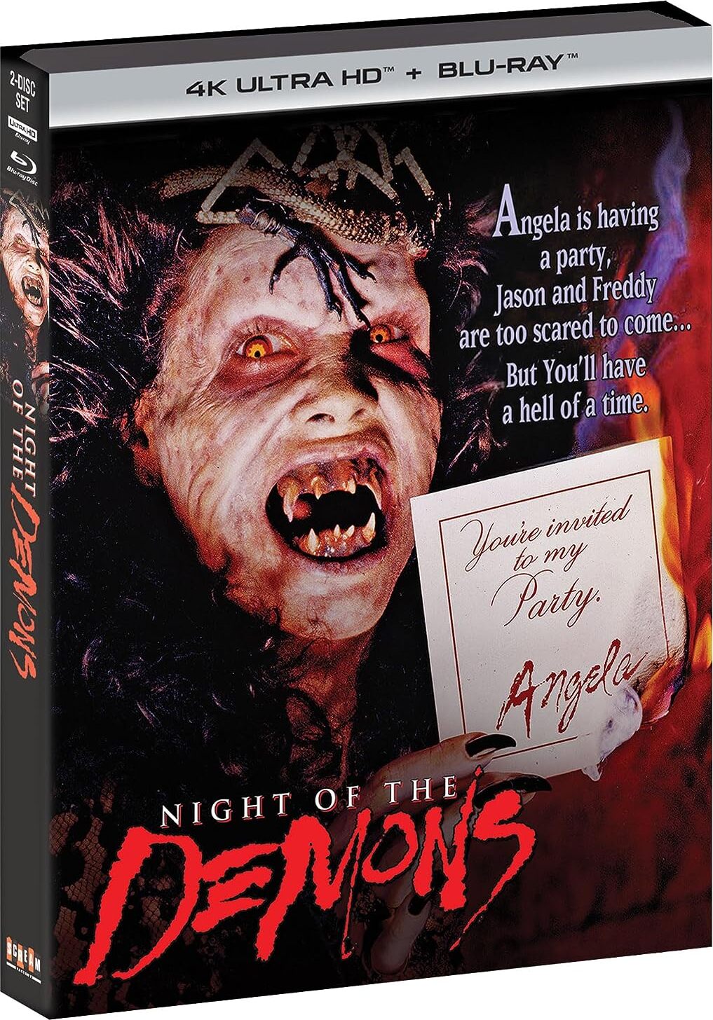 Night of the Demons 4K (1988) - front cover