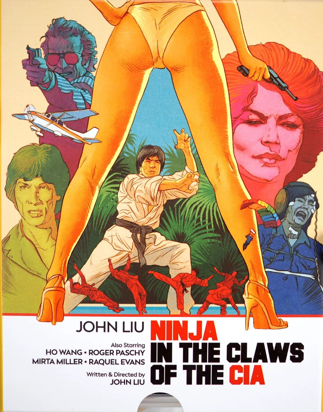 Ninja in the Claws of the CIA (1981) de John Liu - front cover