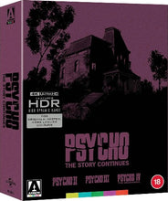 Load image into Gallery viewer, Psycho: The Story Continues 4K (1983-1990) - front cover

