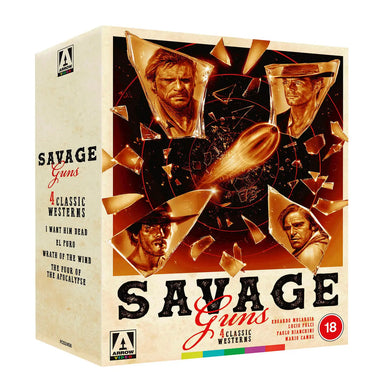 Savage Guns: 4 Classic Westerns (1968-1975) - front cover