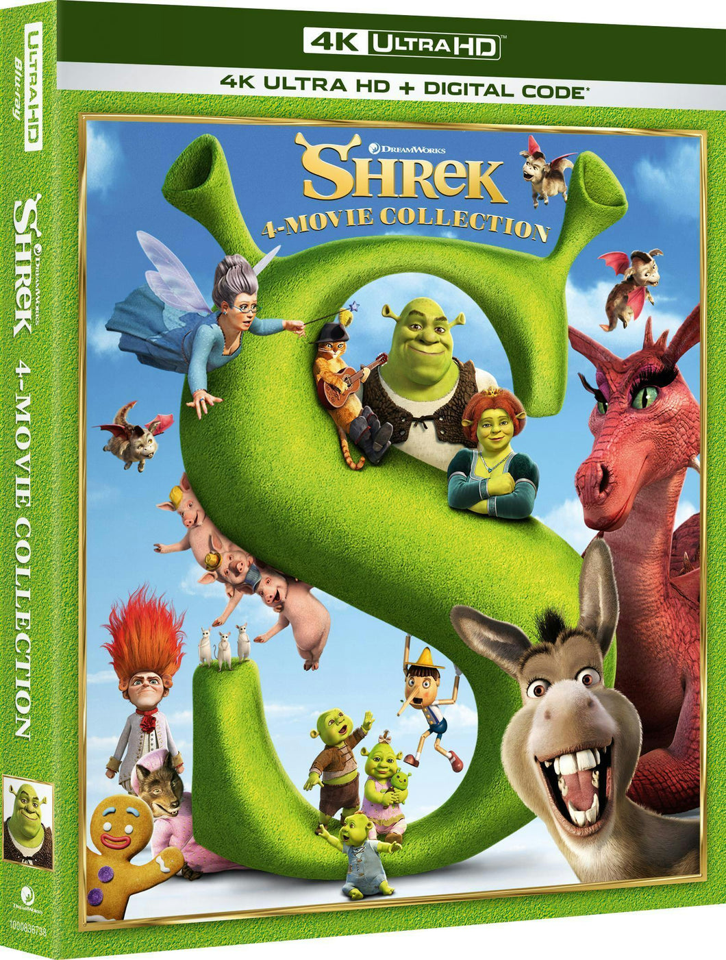 Shrek: 4-Movie Collection 4K (VF + STFR)  - front cover