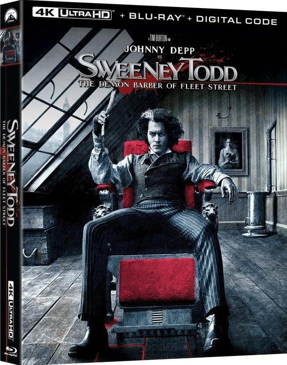 Sweeney Todd: The Demon Barber of Fleet Street 4K - front cover