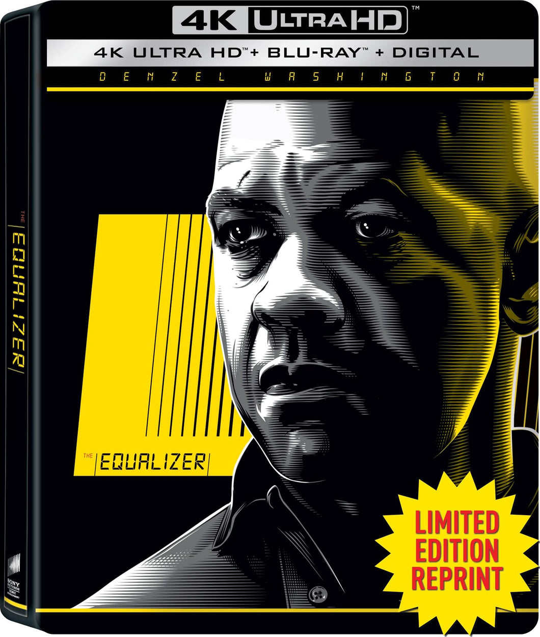 The Equalizer 4K Steelbook (VFQ + STFR) (2014) - front cover