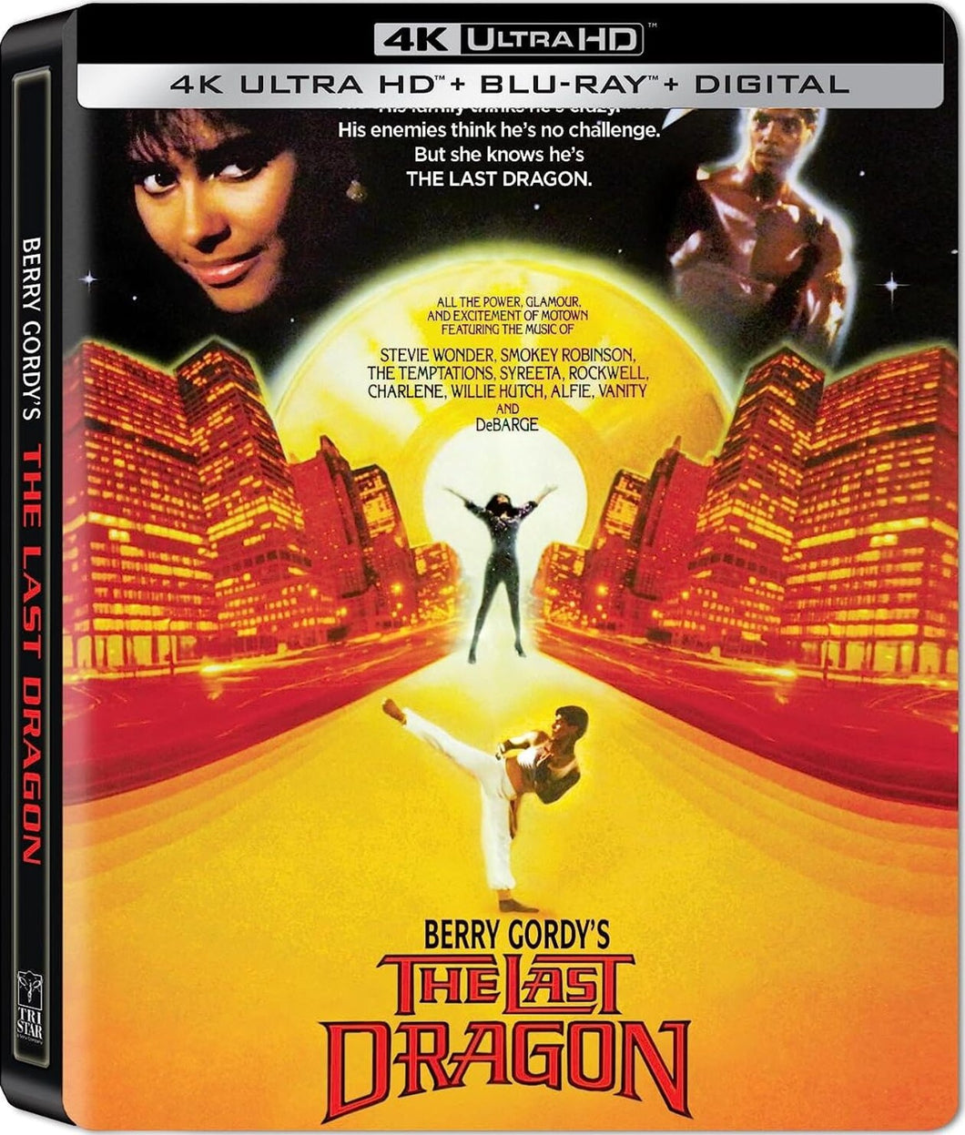The Last Dragon 4K Steelbook (VFF + STFR) (1985) - front cover