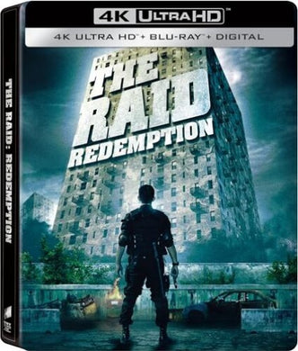 The Raid: Redemption 4K Steelbook (2011) - front cover
