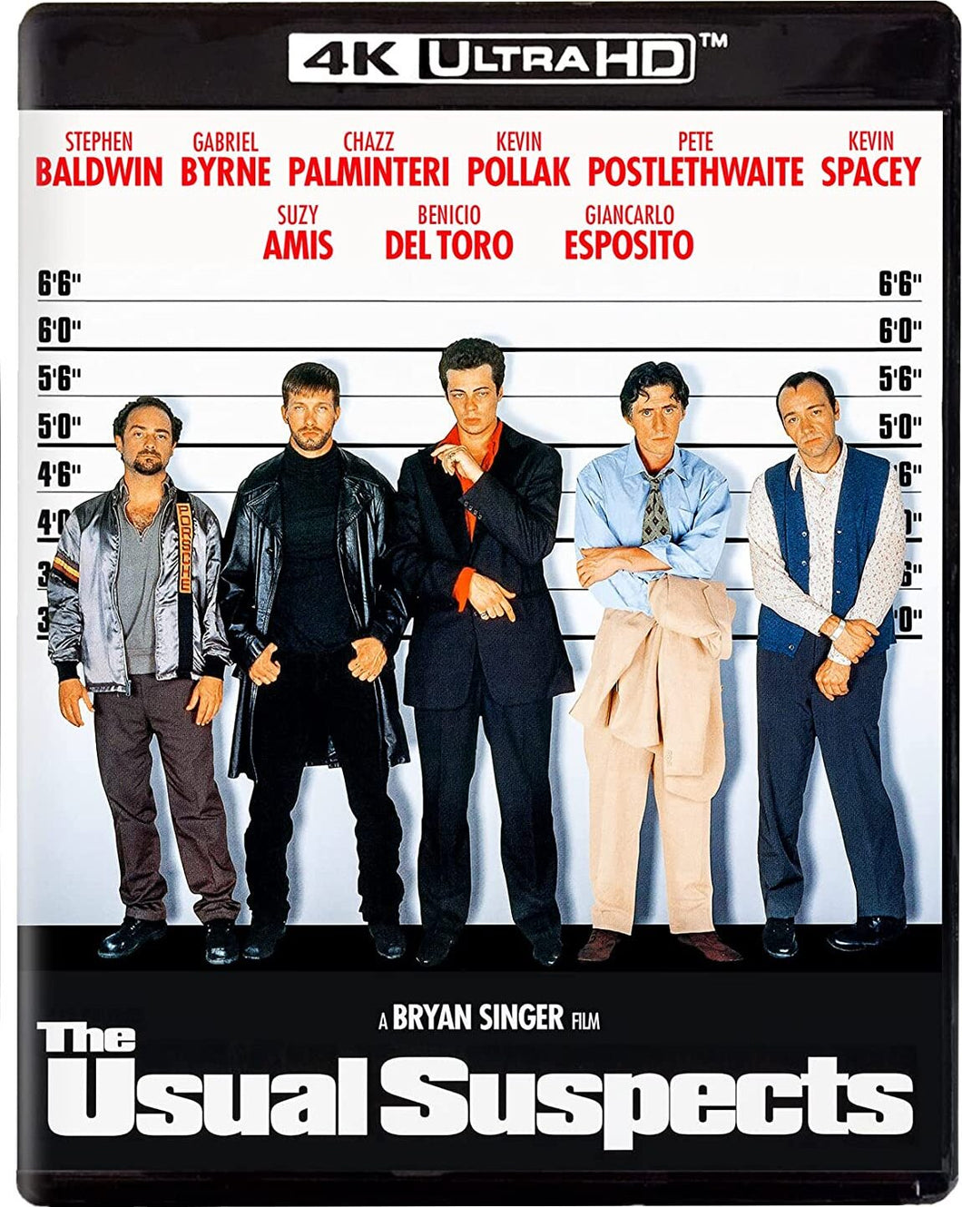 The Usual Suspects 4K (1995) de Bryan Singer - front cover