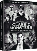 Charger l&#39;image dans la galerie, Universal Classic Monsters: The Essential Collection 4K (VF + STFR) - front cover
