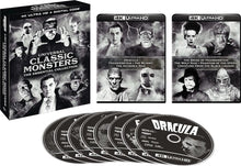 Charger l&#39;image dans la galerie, Universal Classic Monsters: The Essential Collection 4K (VF + STFR) - overview
