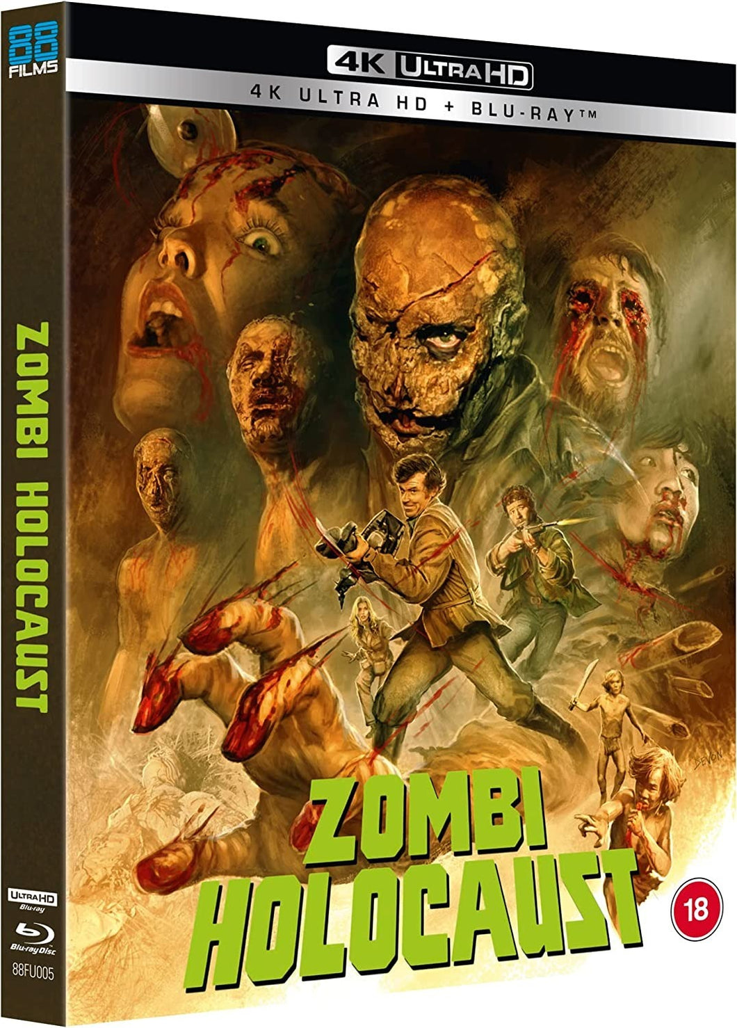 Zombi Holocaust 4K (1980) - front cover