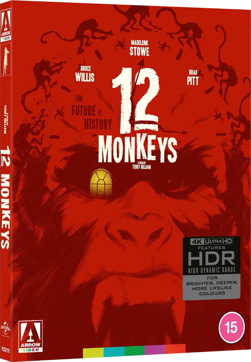 12 Monkeys 4K (1995) de Terry Gilliam - front cover