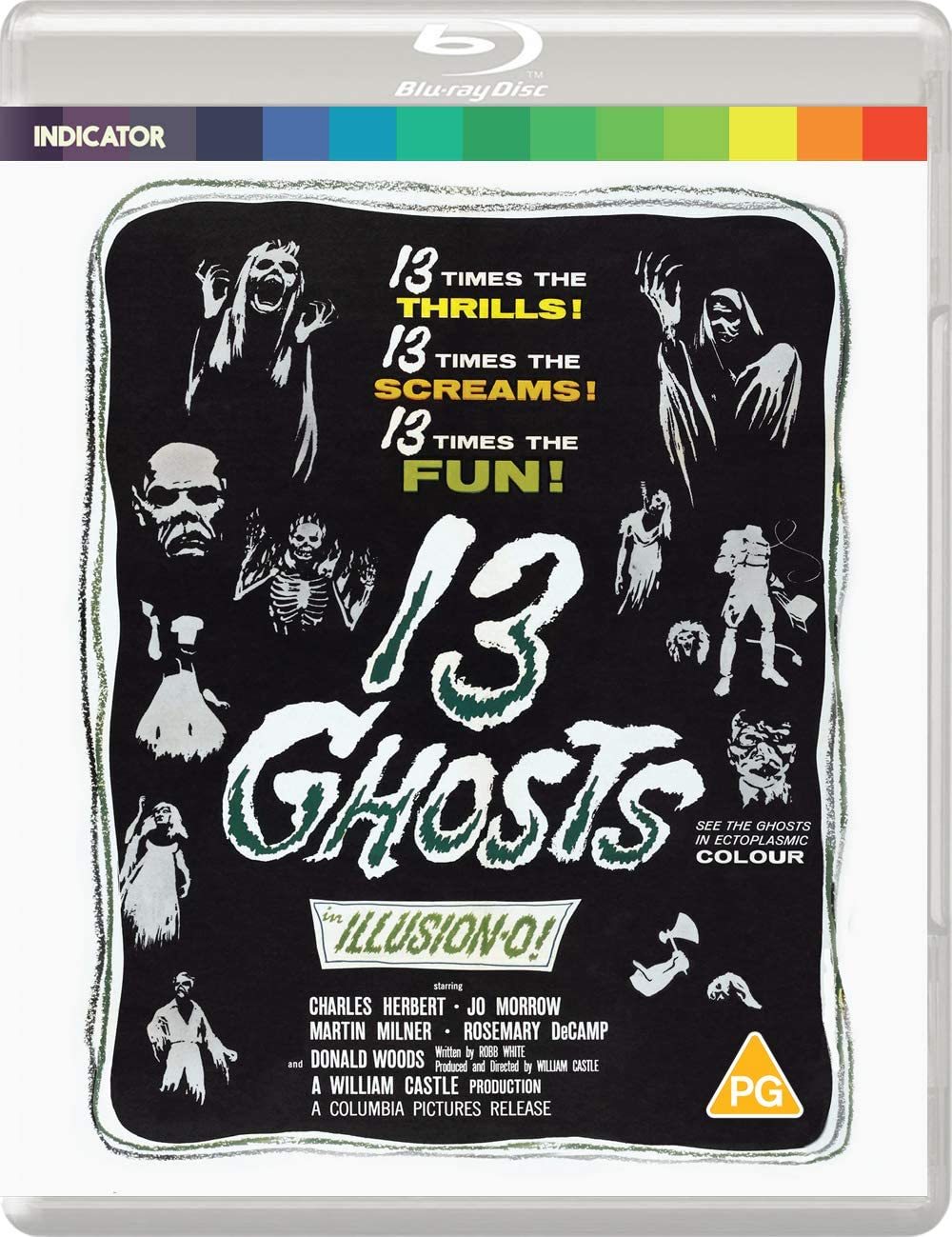 13 Ghosts (1960) de William Castle - front cover