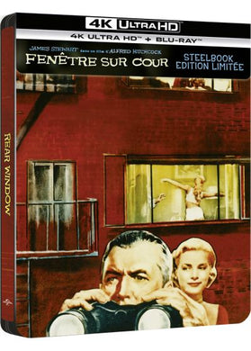 Fenêtre sur cour 4K Steelbook Occaz (1954) de Alfred Hitchcock - front cover