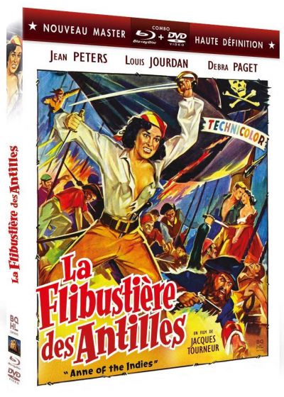 La Flibustière des Antilles (1951) de Jacques Tourneur - front cover