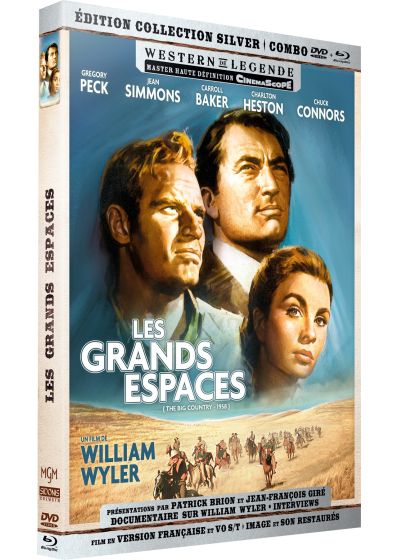 Les Grands espaces (1958) de William Wyler - front cover
