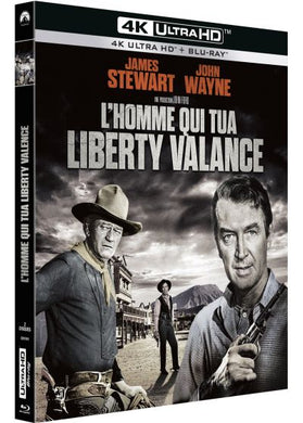 L'Homme qui tua Liberty Valance 4K (1962) de John Ford - front cover