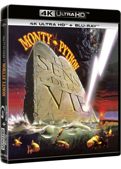 Monty Python, le sens de la vie 4K (1983) de Terry Gilliam, Terry Jones - front cover