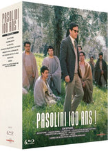 Carica l&#39;immagine nel visualizzatore di Gallery, Coffret Pasolini 100 ans ! En 9 films (1961-1970) de Pier Paolo Pasolini - fornt cover
