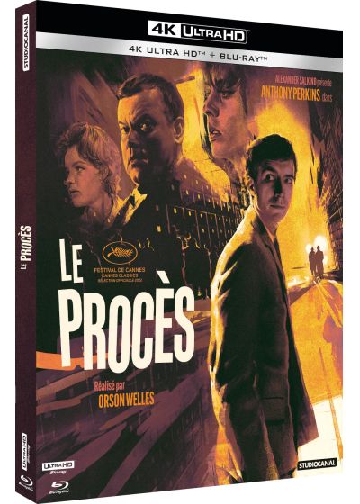 Le Procès 4K (1962) de Orson Welles - front cover